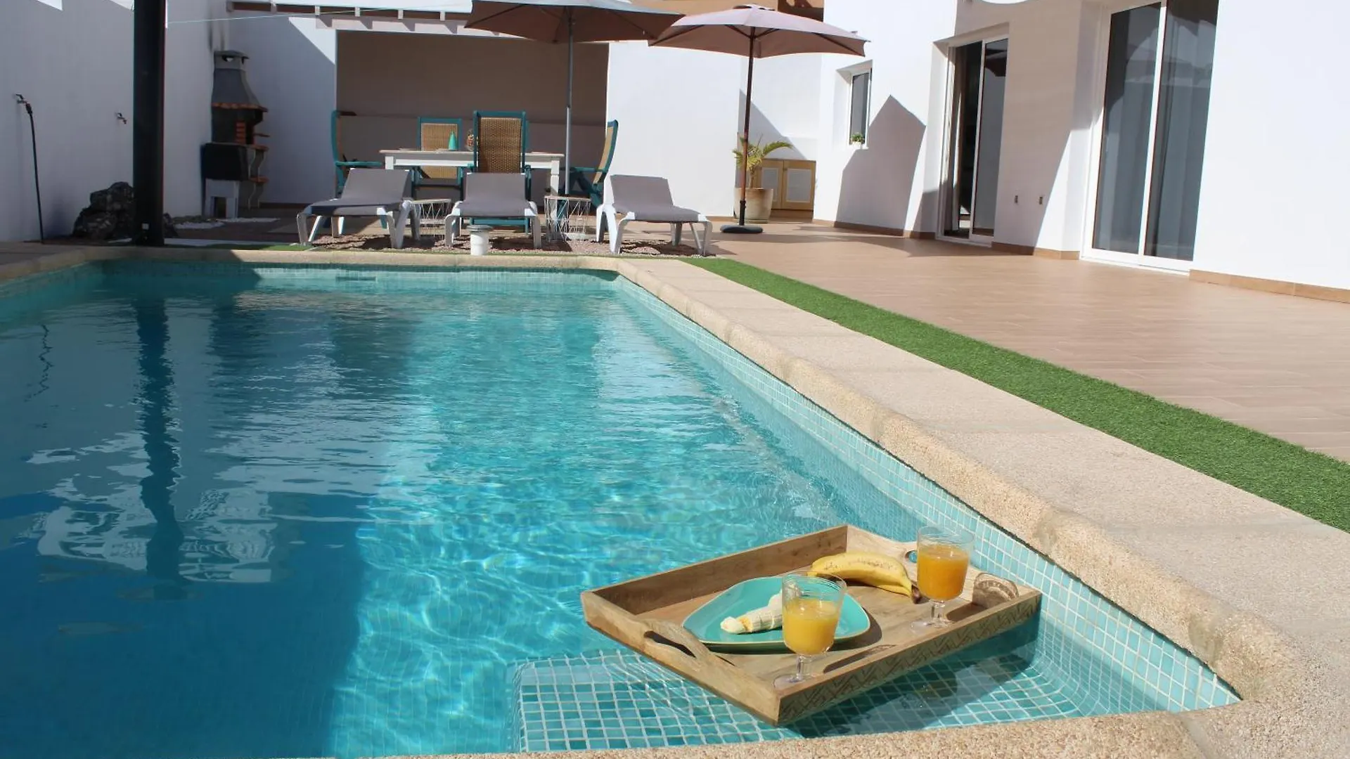 Casa Piscina Privada Climatizada Tarajalejo 3 Habitaciones